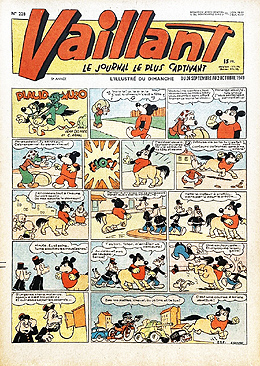 Vaillant nr 228 du 26 septembre au 2 octobre 1949